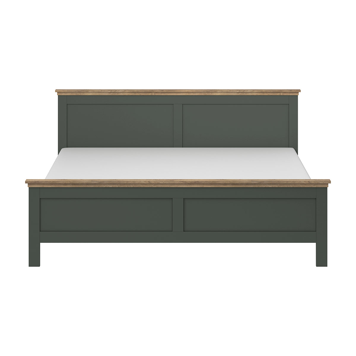 Lit 180x200 sommier inclus Martin Vert et Bois - vue 2