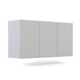 Buffet mural 3 portes Idao Blanc
