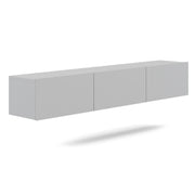 Meuble TV mural 3 portes 180 cm Idao Blanc