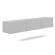 Meuble TV mural 3 portes 180 cm Idao Blanc