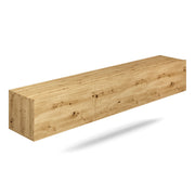 Meuble TV mural 3 portes 180 cm Idao Bois clair