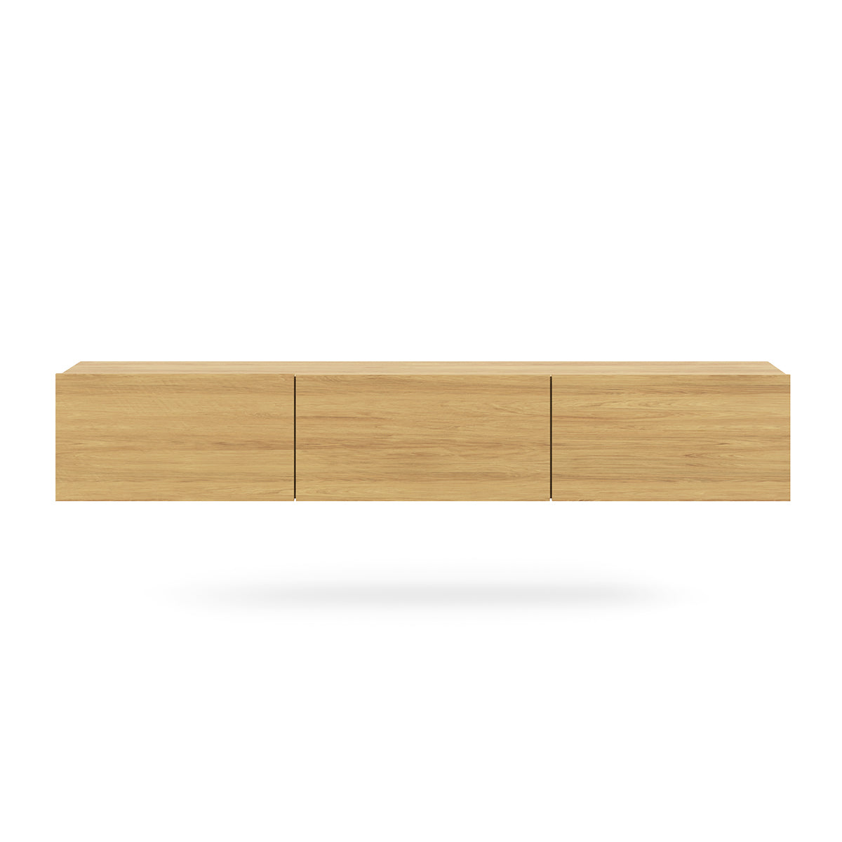 Meuble TV mural 3 portes 180 cm Idao Bois - vue 3