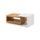 Table basse Ilyes Bois et Blanc