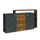 Buffet 2 portes 4 tiroirs Ilyes Gris et Bois