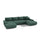 Canapé U 5 places convertible coffre Jonas Vert