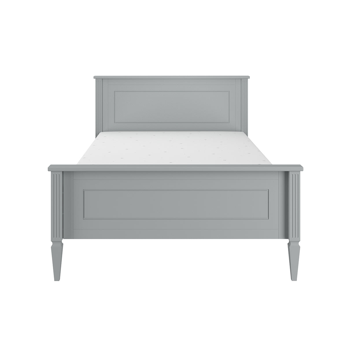 Lit 120x200 sommier inclus Bellamy Ines Gris - vue 2