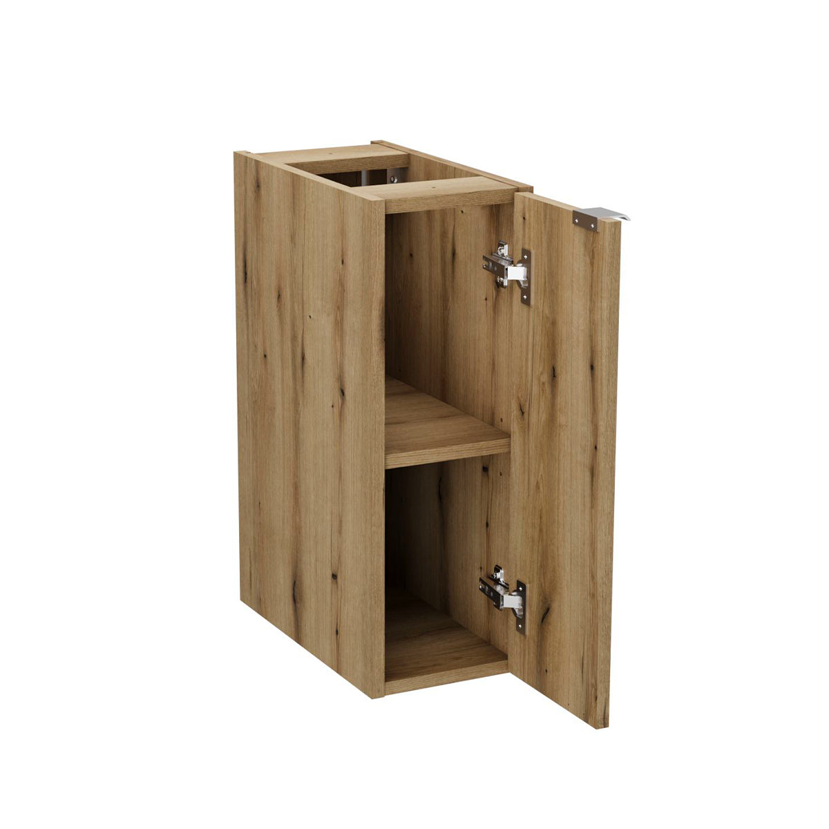 Ensemble meuble double vasque 140cm 4 tiroirs miroirs LED colonne et 3 armoires murales Jade Vert et Bois - vue 9