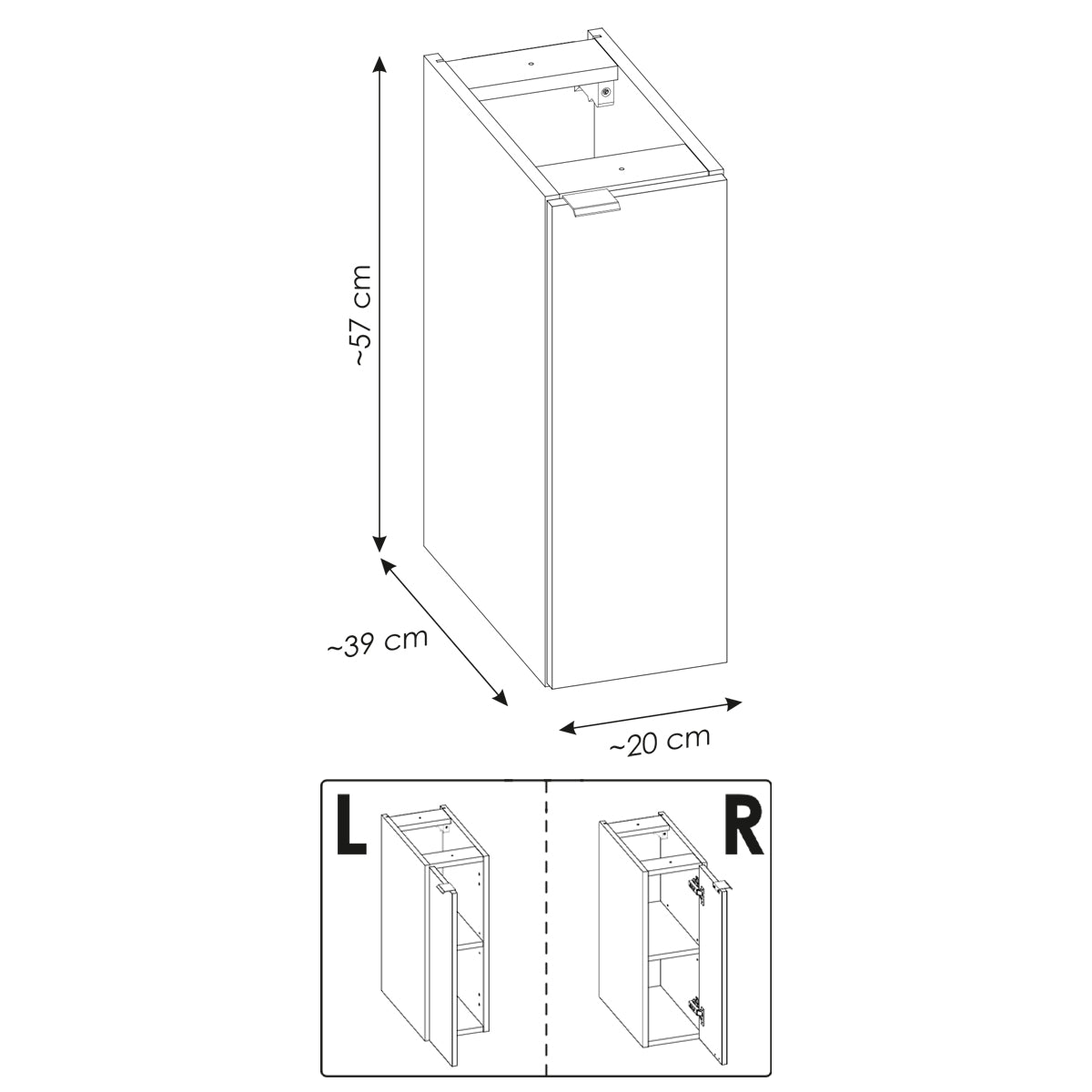 Ensemble meuble double vasque 140cm 4 tiroirs colonne et 3 armoires murales Jade Vert et Bois - vue 15