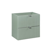 Meuble sous-vasque 60cm 2 tiroirs Jade Vert