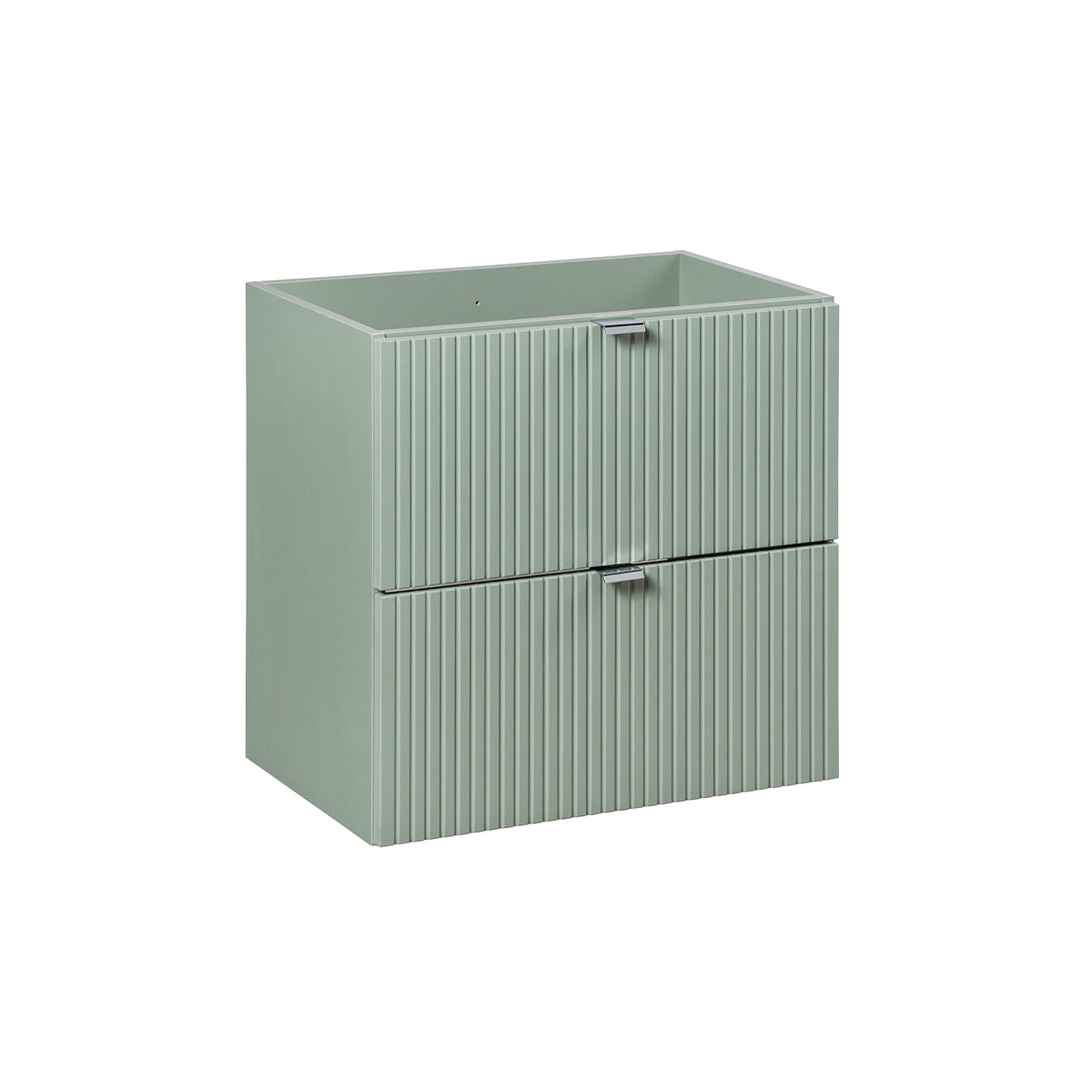 Meuble sous-vasque 60cm 2 tiroirs Jade Vert