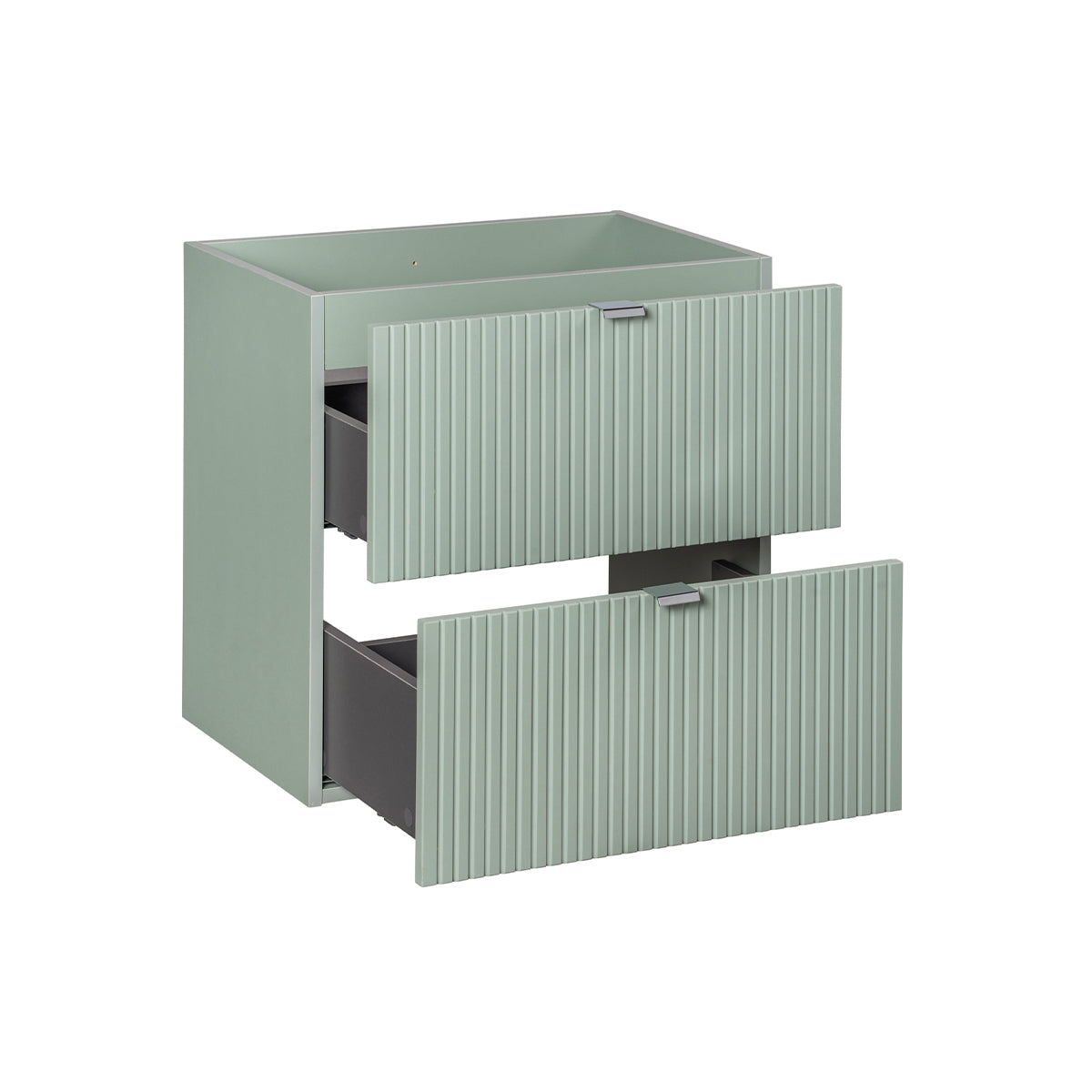 Meuble sous-vasque 60cm 2 tiroirs Jade Vert - vue 2