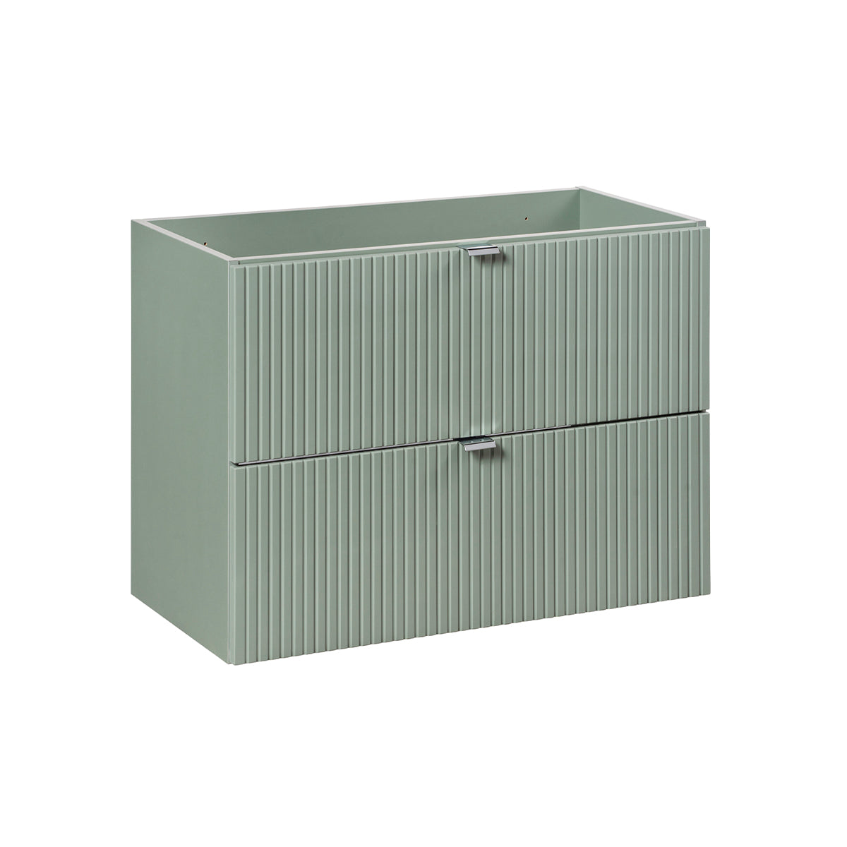 Meuble sous-vasque 80cm 2 tiroirs Jade Vert