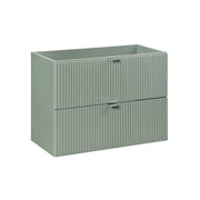 Meuble sous-vasque 80cm 2 tiroirs Jade Vert