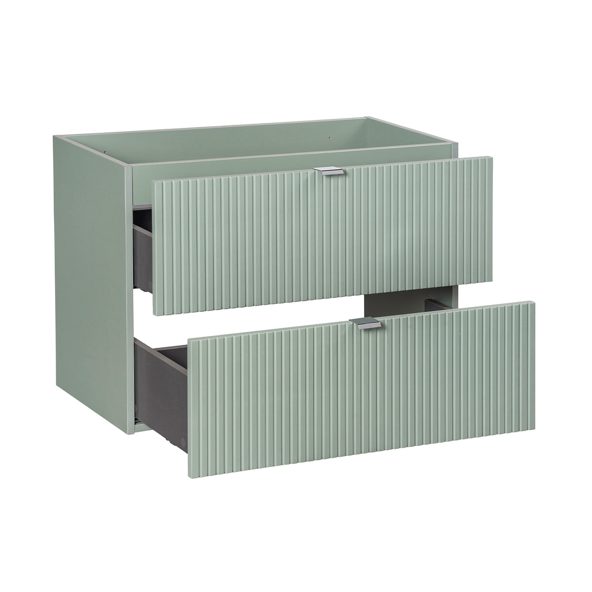 Meuble sous-vasque 80cm 2 tiroirs Jade Vert - vue 2