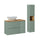 Ensemble meuble simple vasque 90cm et colonne Jade Vert
