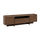Meuble TV 3 portes 200 cm Japandi Bois foncé