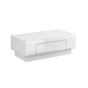 Table basse 1 tiroir Jules Blanc