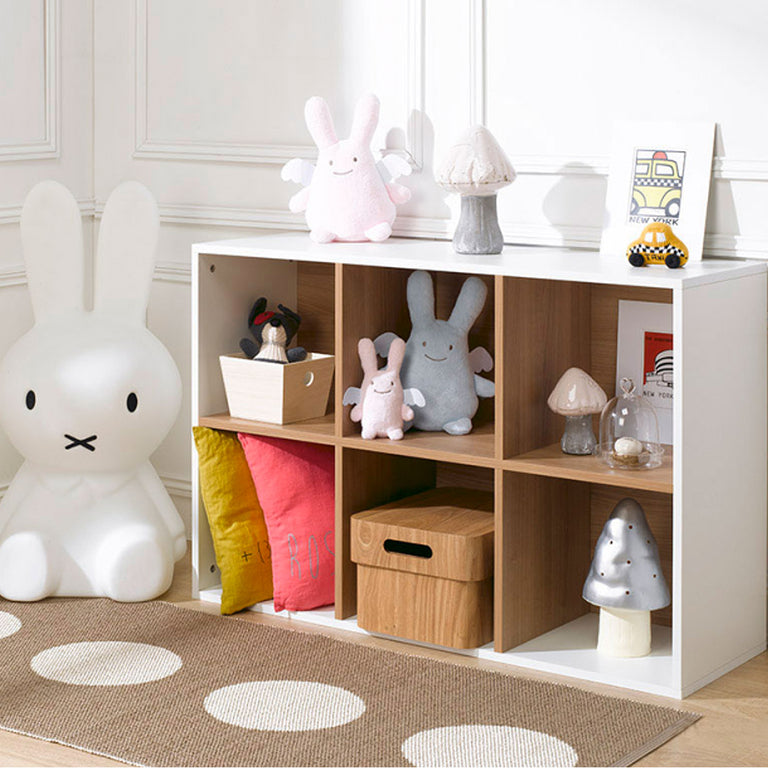 Meuble de rangement Junior Provence 6 cases - Blanc - vue 2