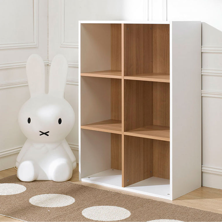 Meuble de rangement Junior Provence 6 cases - Blanc - vue 3