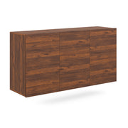 Buffet mural 3 portes Idao Bois foncé