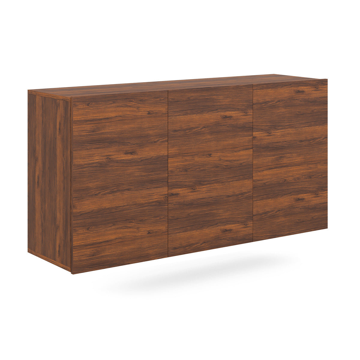 Buffet mural 3 portes Idao Bois foncé