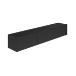 Meuble TV mural 3 portes 160 cm Idao Noir