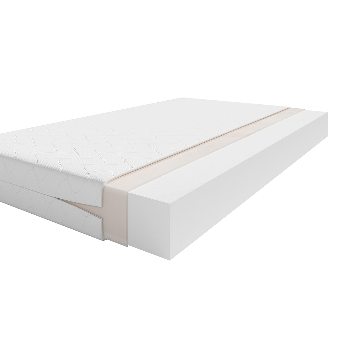 Matelas pour tiroir de lit 90x180 Rossa Blanc - vue 3