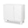 Commode 3 tiroirs 1 porte Littlesky by Klups Olivia Blanc