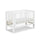 Lit bébé 60x120 sommier inclus Littlesky by Klups Olivia Blanc