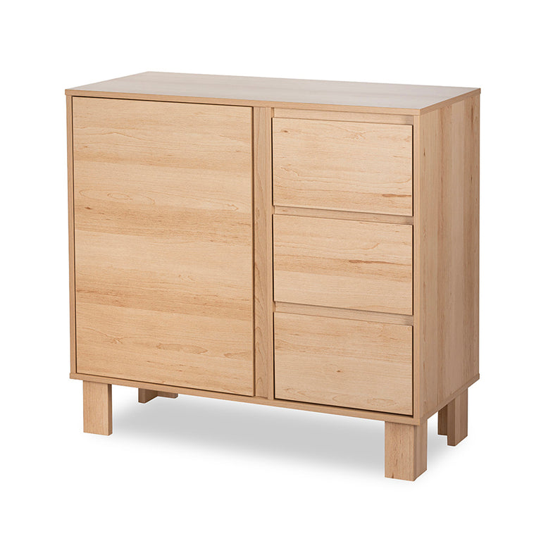 Commode 3 tiroirs 1 porte Littlesky by Klups Olivia Bois