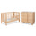 Lit évolutif 70x140 et commode 3 tiroirs Littlesky by Klups Olivia Bois