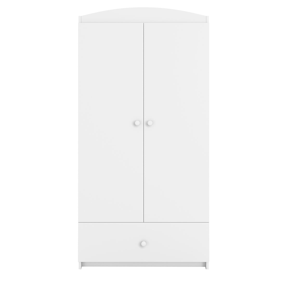 Armoire 2 portes 1 tiroir Kocot Kids Babydream - Blanc - vue 4