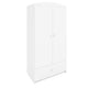 Armoire 2 portes 1 tiroir Kocot Kids Babydream - Blanc