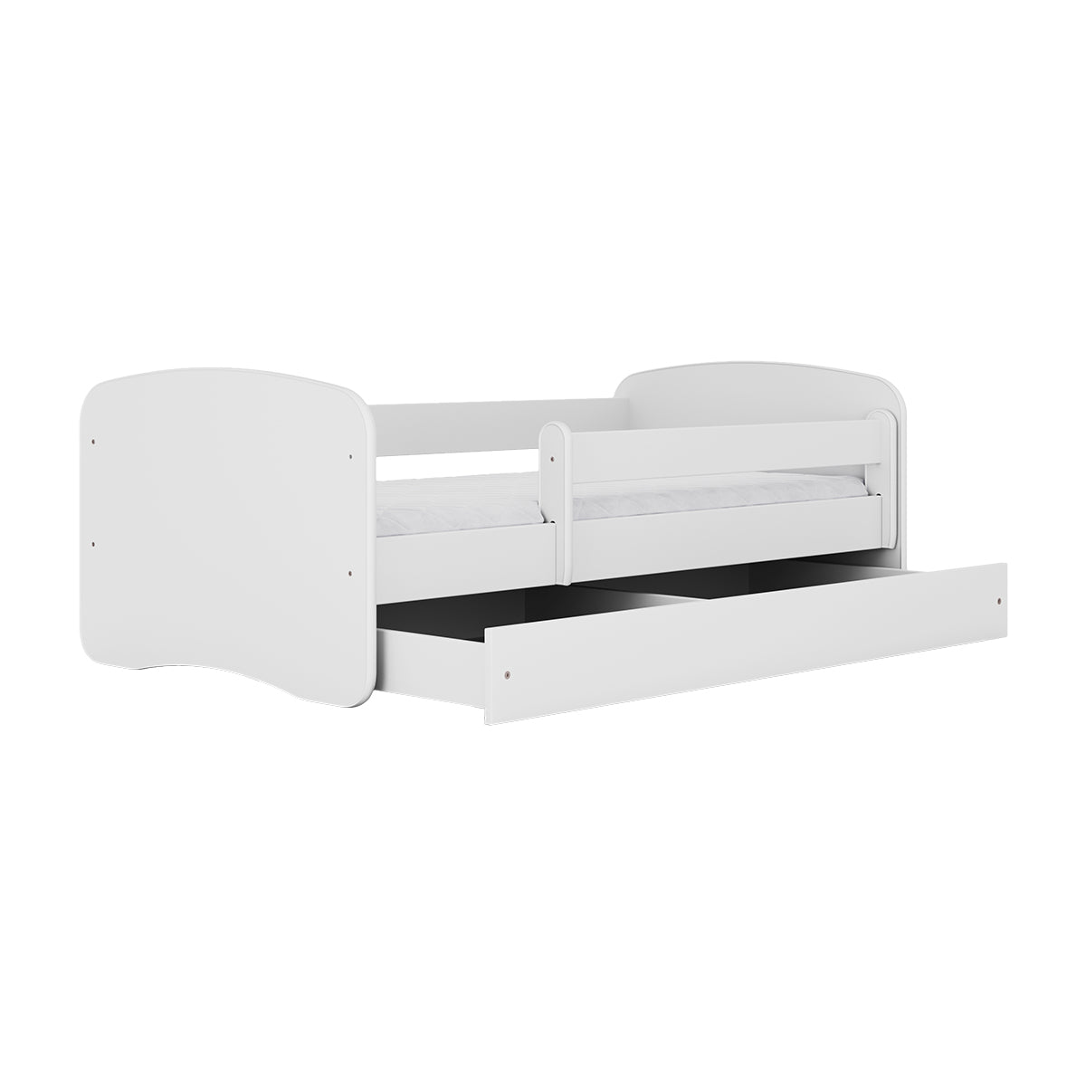 Lit 80x160 sommier et tiroir inclus Kocot Kids Babydream - Blanc - vue 4