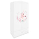 Armoire 2 portes 1 tiroir Kocot Kids Babydream Licorne - Blanc