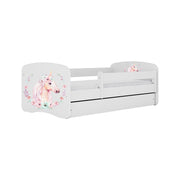 Lit 80x160 sommier et tiroir inclus  Kocot Kids Babydream Licorne - Blanc - vue 2