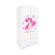 Armoire 2 portes 1 tiroir Kocot Kids Babydream La fée aux papillons - Blanc