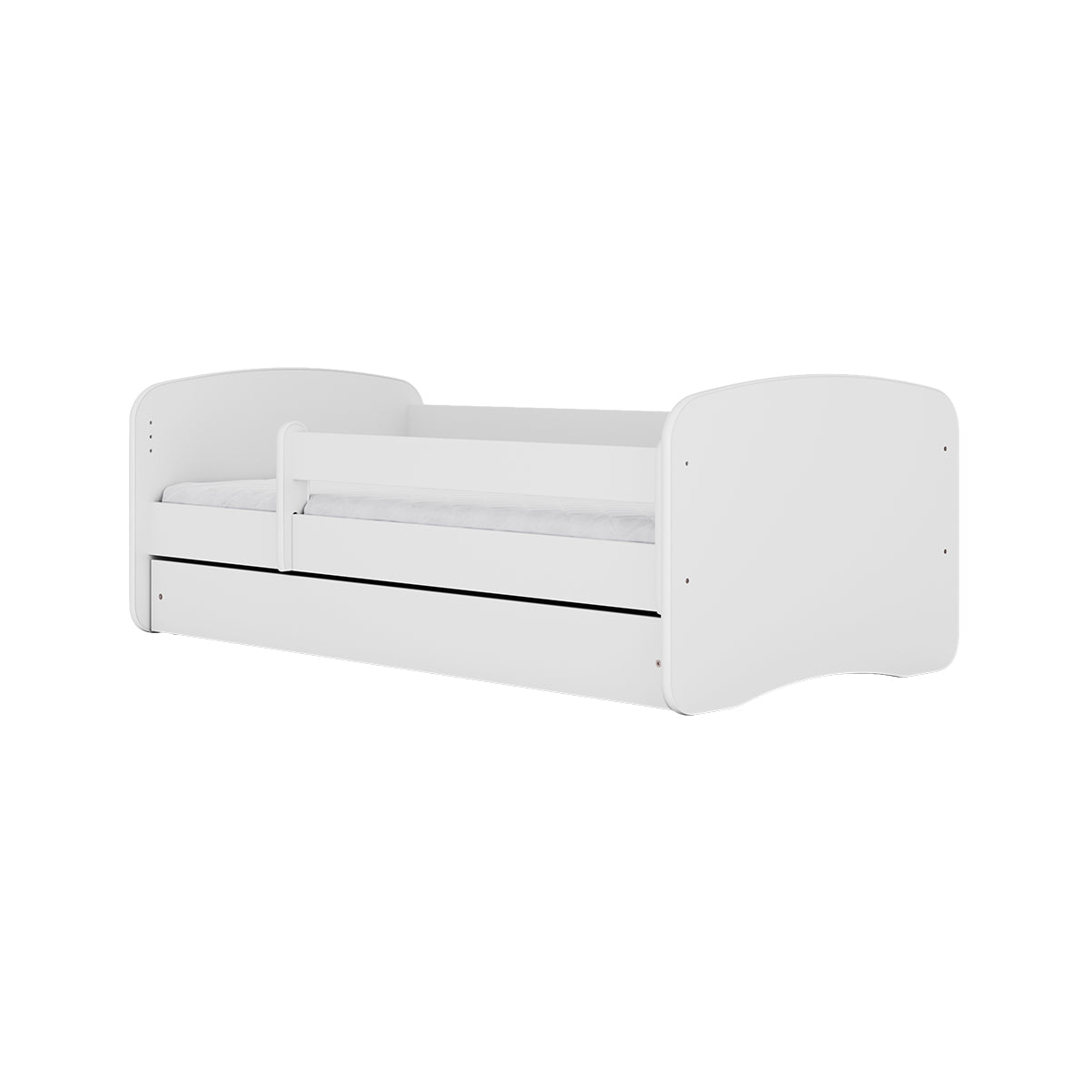 Lit 80x160 sommier et tiroir inclus  Kocot Kids Babydream La fée aux papillons - Blanc - vue 5