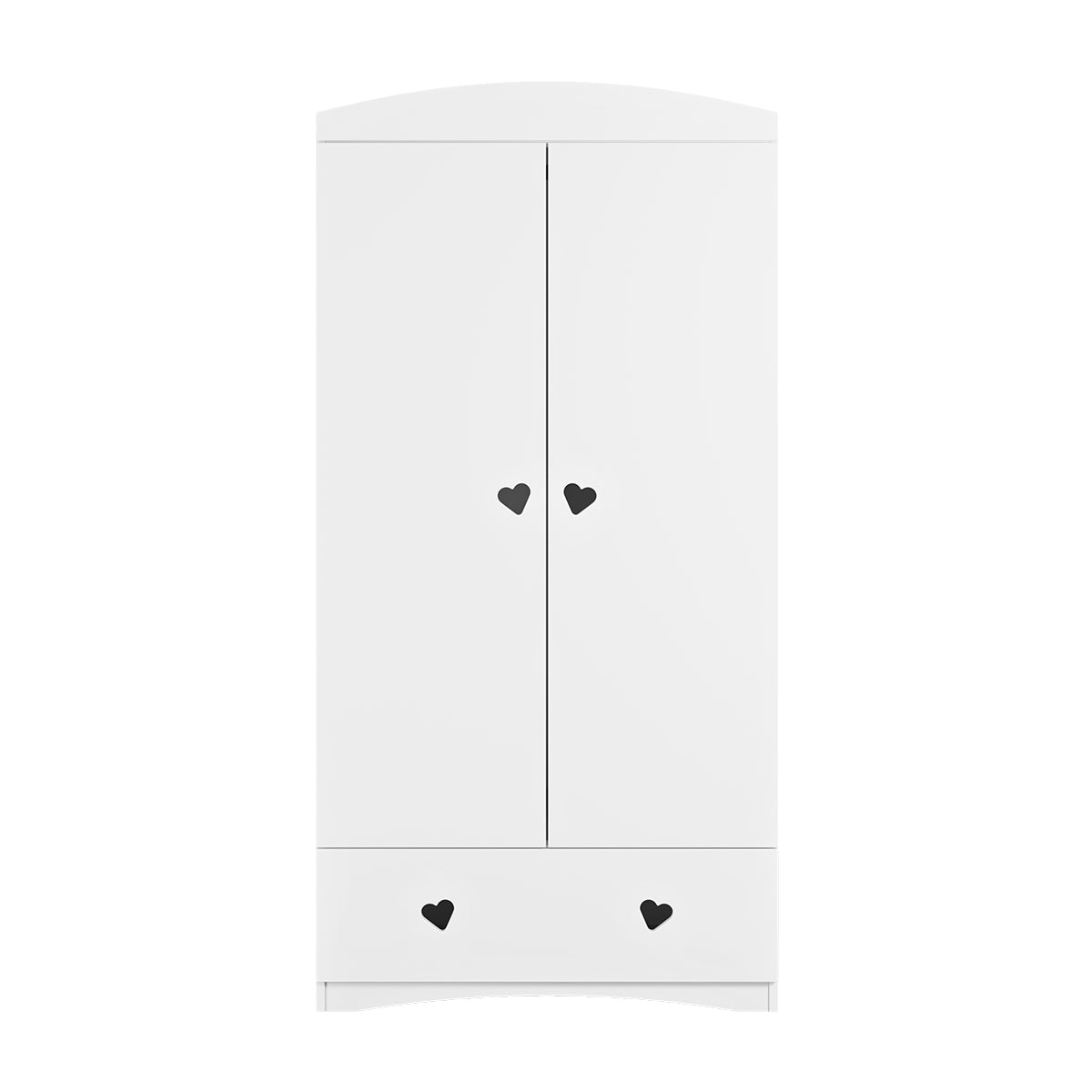 Armoire 2 portes 1 tiroir Kocot Kids Julia - Blanc - vue 4