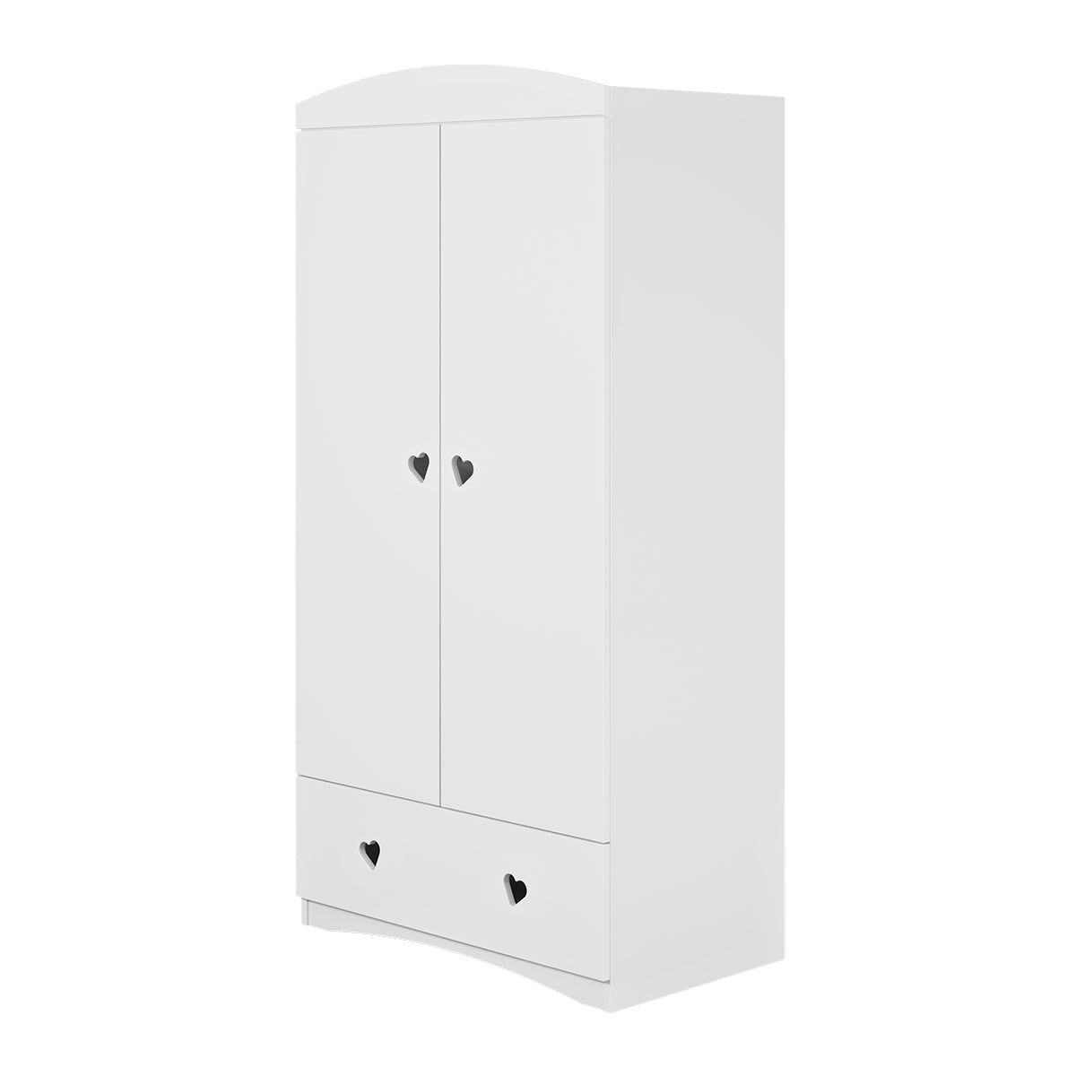 Armoire 2 portes 1 tiroir Kocot Kids Julia - Blanc - vue 3