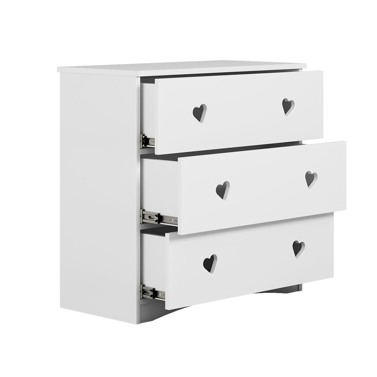 Commode 3 tiroirs Kocot Kids Julia - Blanc - vue 2