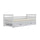 Lit gigogne 90x200 sommiers et tiroirs inclus David Blanc