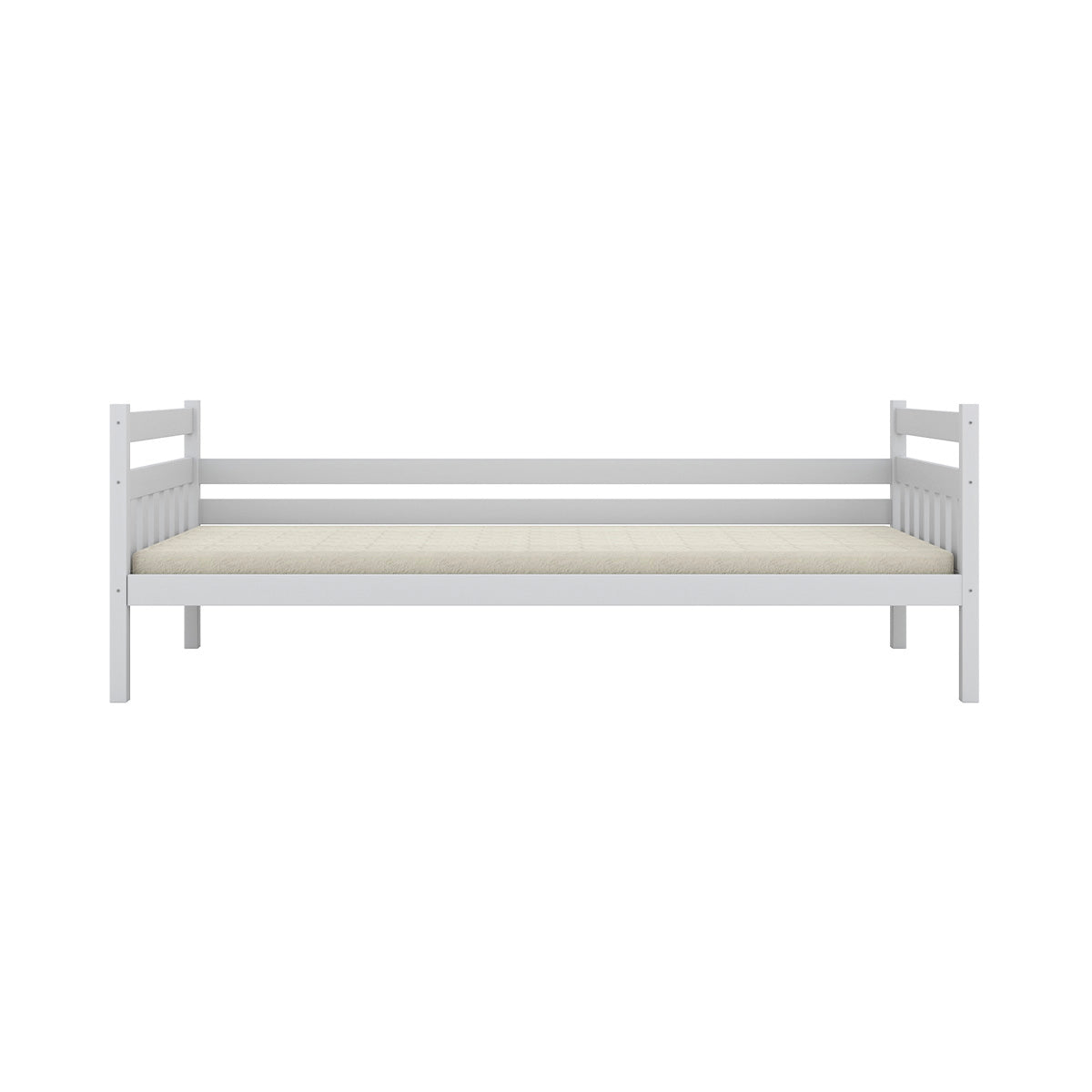 Lit gigogne 90x200 sommiers et tiroirs inclus David Blanc - vue 5