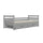 Lit gigogne 90x200 sommiers et tiroirs inclus David Gris