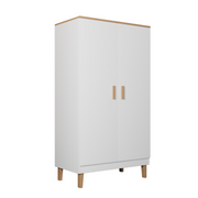 Armoire 2 portes Denver - Blanc
