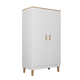 Armoire 2 portes Denver - Blanc