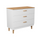 Commode 3 tiroirs Denver - Blanc