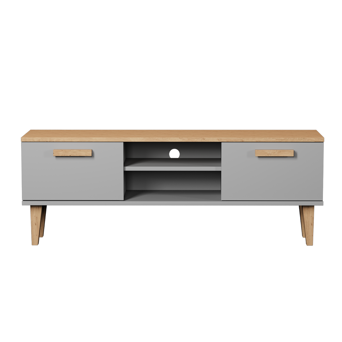 Meuble TV 120 cm Denver - Gris