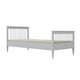 Lit 90x200 sommier inclus Emilia Blanc