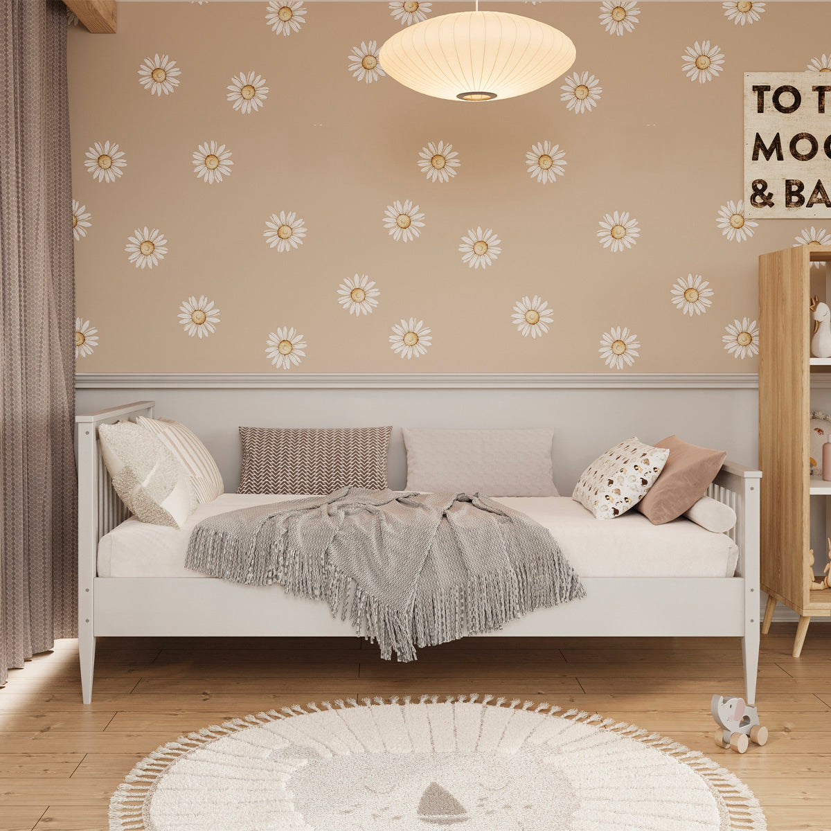 Lit 90x200 sommier inclus Emilia Blanc - vue 4